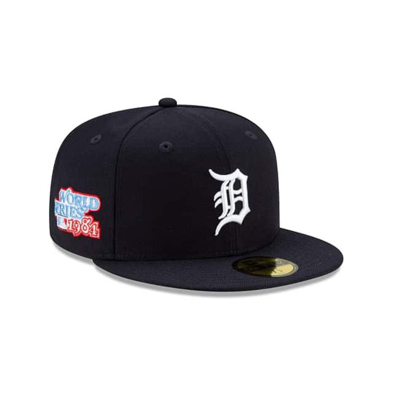 MLB Detroit Tigers Green Paisley Undervisor 59Fifty Fitted (HYX4967) - Blue New Era Caps